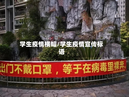 学生疫情横幅/学生疫情宣传标语